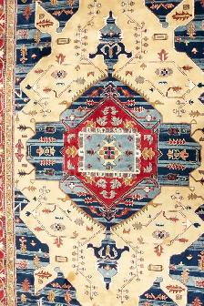 HAND KNOTTED PERSIAN HERIZ WOOL RUG 6.4FT x 9.6FT 548 - Photo 2