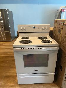 Whirlpool "30" White Freestanding Electric/Coil Top Range