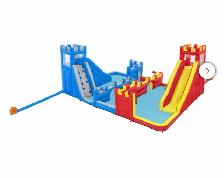 huge backyard water park w slides easy set up