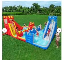 huge backyard water park w slides easy set up - Photo 2