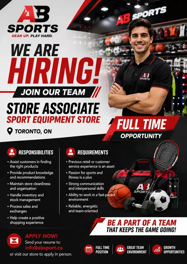 Store associate Full Time