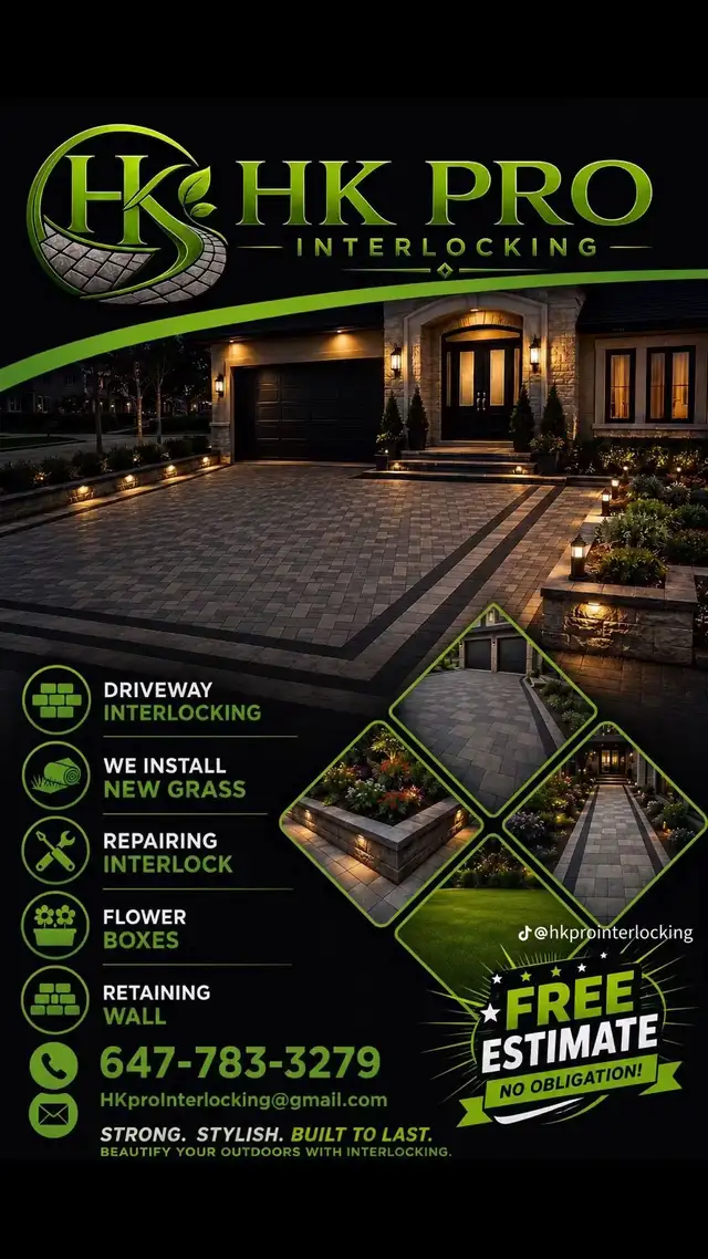 professional interlocking and landscaping services