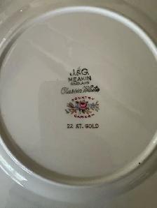 J and G Meakin England "classic White China - Photo 2