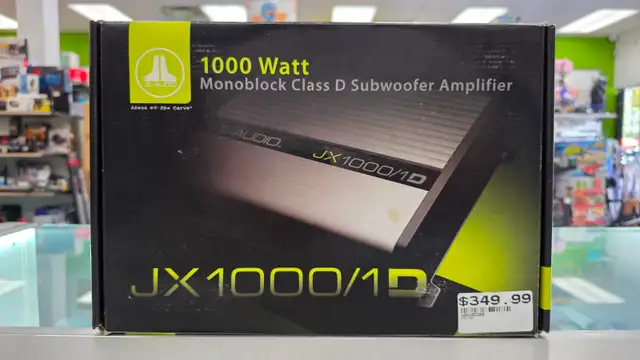 JL Audio 1000watt Monoblock Class D Subwoofer Amplifier - NEW