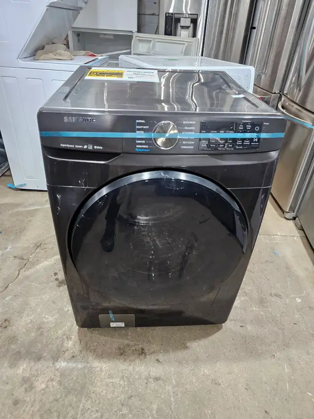 NEWER MODEL Samsung 27' Black Stainless FrontLoad Washer Machine