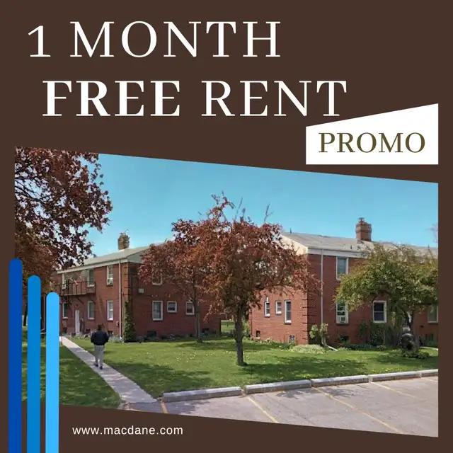 2 BR Apartments at WYANDOTTE ST. with 1 MONTH FREE PROMO