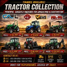 Finance! New CAEL Tractor  –CERTFIED & WARRANTY INCLUDED