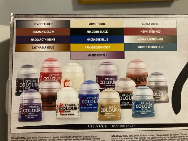 warhammer 40k basic paint kit