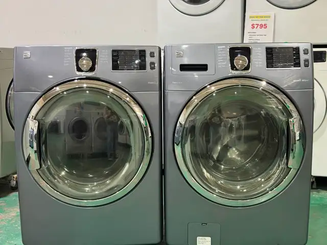 Reconditioned Kenmore Washer (W7512) & Dryer Set (D7510) $825