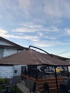 11 ft UMBRELLA CRANKED WITH STAND - Photo 2