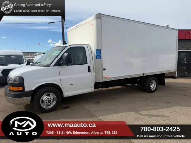 2018 GMC SAVANA CUTAWAY 3500 16 FT CUBE VAN 3500 Van 177' CUBE V