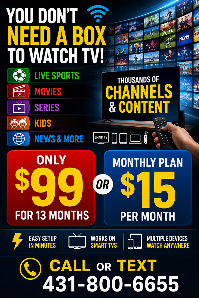 Easy Streaming Setup – Smart TV Compatible