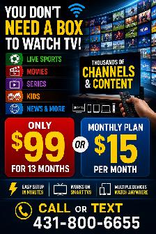Easy Streaming Setup – Smart TV Compatible