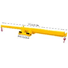 3T Forklift Jib Boom Crane Bidirectional Telescopic Hoist 170170 - Photo 2