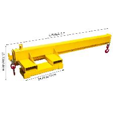 3T Forklift Jib Boom Crane Bidirectional Telescopic Hoist 170170 - Photo 9