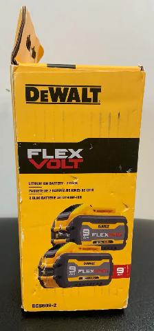 Dewalt Flex Volt Lithium Ion Battery 2PK Open Box - Photo 2