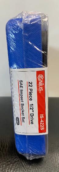 Genius 22PC 1/2" Drive SAE Impact Socket - Photo 4