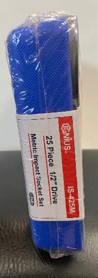 Genius 25PC 1/2" Metric Impact Socket Set - Photo 3