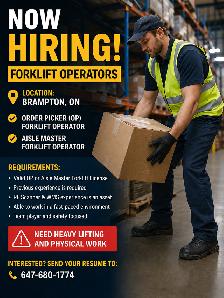 General Labour   Forklift