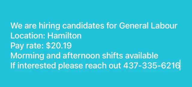general labour