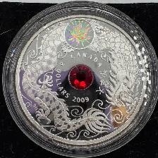 2009 Sterling Silver 'Maple of Wisdom Dragon' Coin in Case - Photo 2