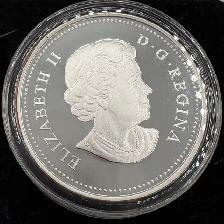 2009 Sterling Silver 'Maple of Wisdom Dragon' Coin in Case - Photo 3