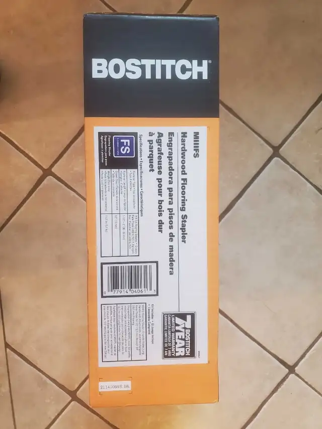 NEW! Bostitch Hardwood Flooring Stapler