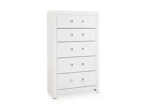 New Maeling White Tall Chest