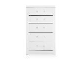 New Maeling White Tall Chest - Photo 4
