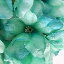 1 BEAU BOUQUET DE FLEURS NEUF, TURQUOISE, DÉCO OU CADEAU: $5.00 - Photo 3