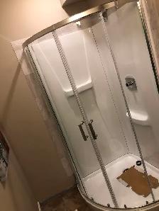 Glass shower door pivoting/sliding problems, will fix them. Show - Photo 7