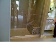 Glass shower door pivoting/sliding problems, will fix them. Show - Photo 10