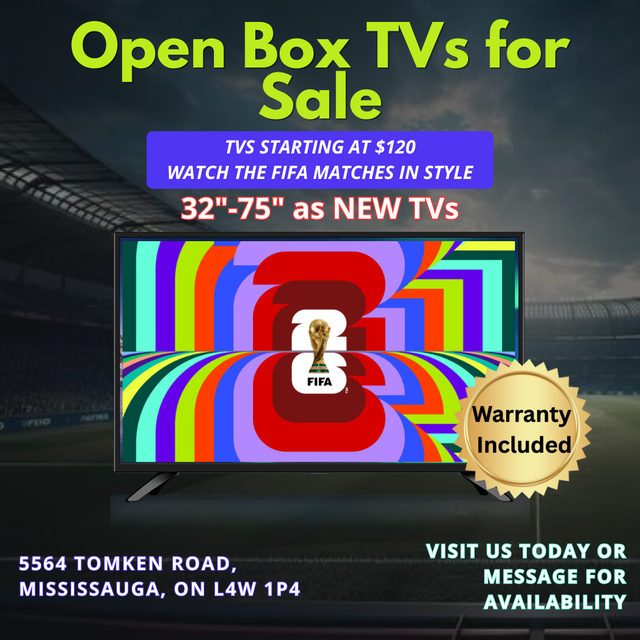 Like-New Smart TVs Available Now– Samsung, LG, & More From $120