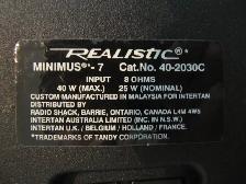 Realistic Minimus 7 Speaker - Photo 3