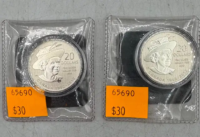 2012 Diamond Jubilee .999 Silver Coin ( x2 Available )
