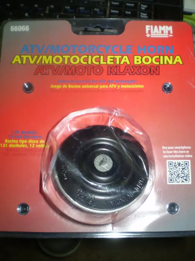 FIAMM 12 VOLT SCOOTER HORN KIT-NEW - SEALED BLISTER PACK - $25