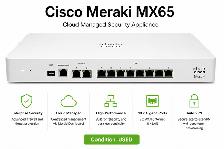 New Cisco Meraki MX65 Cloud-Managed Security Appliance