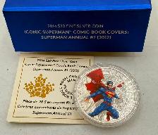 Fine .999 Silver Collectable Superman Comic Cover Coins ( x4 ) - Photo 2