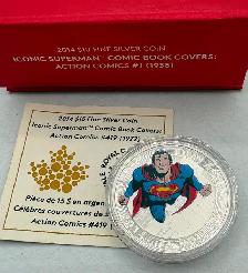 Fine .999 Silver Collectable Superman Comic Cover Coins ( x4 ) - Photo 4