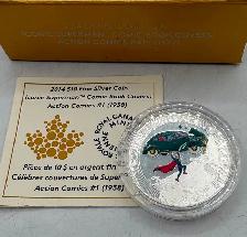 Fine .999 Silver Collectable Superman Comic Cover Coins ( x4 ) - Photo 5