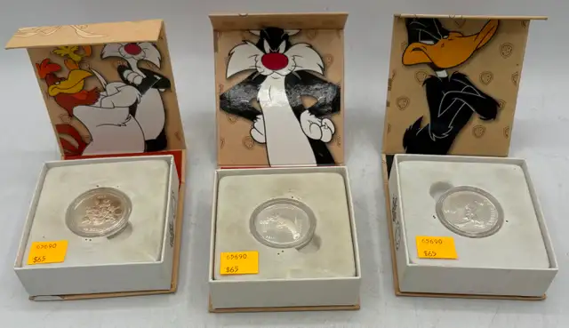 2015 1/2oz Fine .999 Silver Looney Tunes Collectable Coins