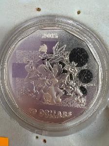 2015 1/2oz Fine .999 Silver Looney Tunes Collectable Coins - Photo 2