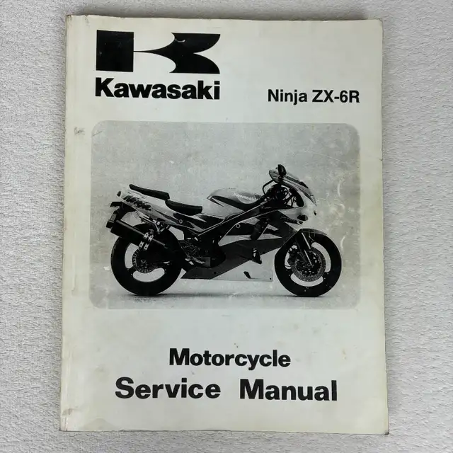 Kawasaki 1995-1997 Ninja ZX-6R Motorcycle Service Manual