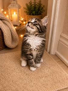 Chaton Sibérien Hypoallergene - Photo 2