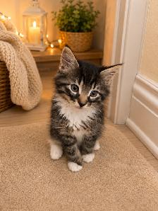 Chaton Sibérien Hypoallergene - Photo 4