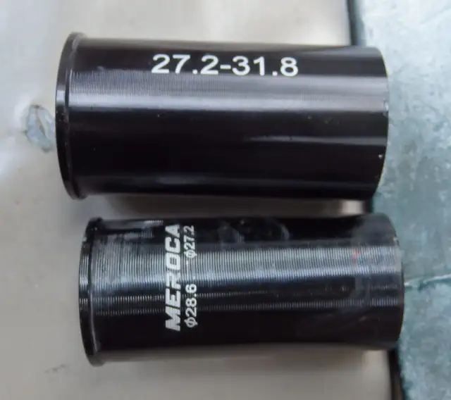 Sleeve Seat Post Tube Adapter Dia: 27.2 mm / 31.8 mm for bike