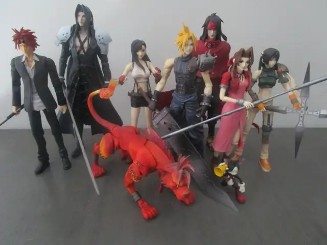 Final Fantasy VII Figure Lot - Play Arts Kai