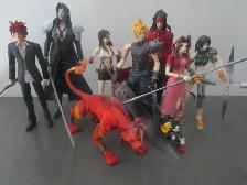 Final Fantasy VII Figure Lot - Play Arts Kai