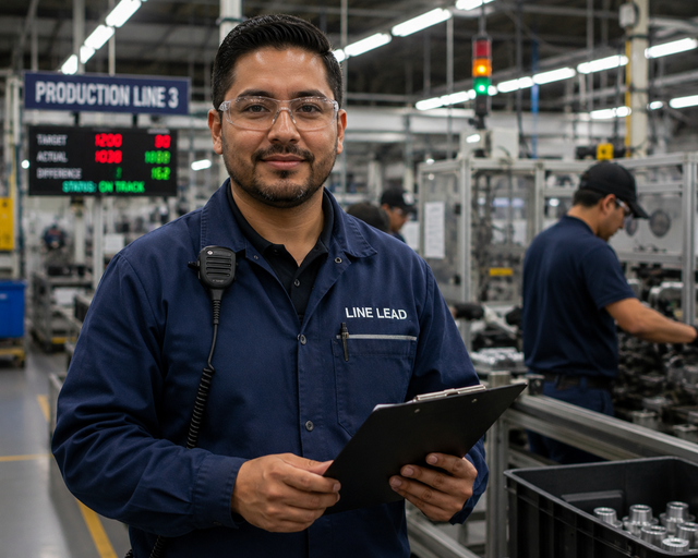 Forklift operator with Shipper/receiver