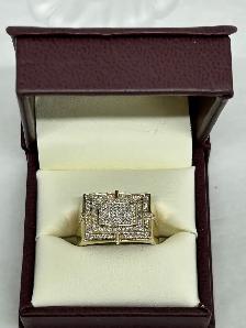 10k Men’s cluster Ring - Photo 2